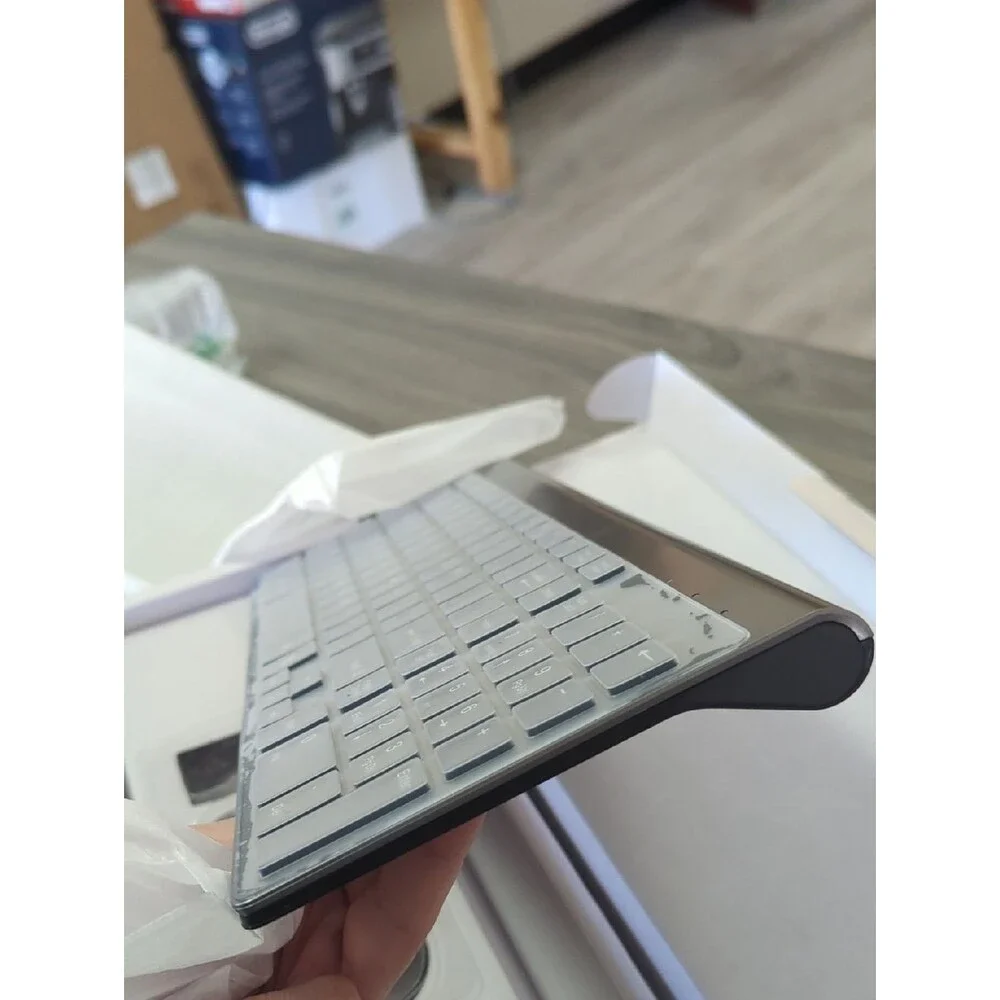 KM9000 TopMate Wireless Keyboard Combo Ultra Slim Gray Black